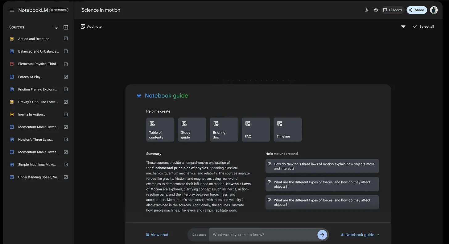 NotebookLM: Shape the future of how we interact with information
